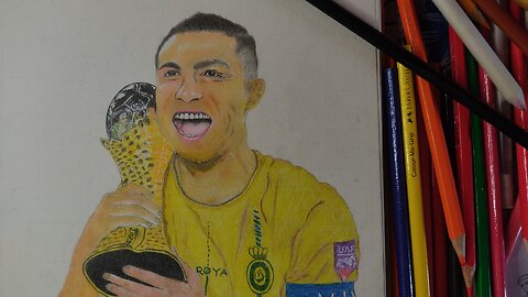 Cristiano Ronaldo Arab cup win sketch