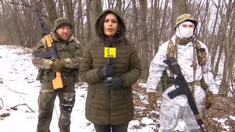 Ukrainians prep to defend themselves as people prepare for a possible invasion by Russia