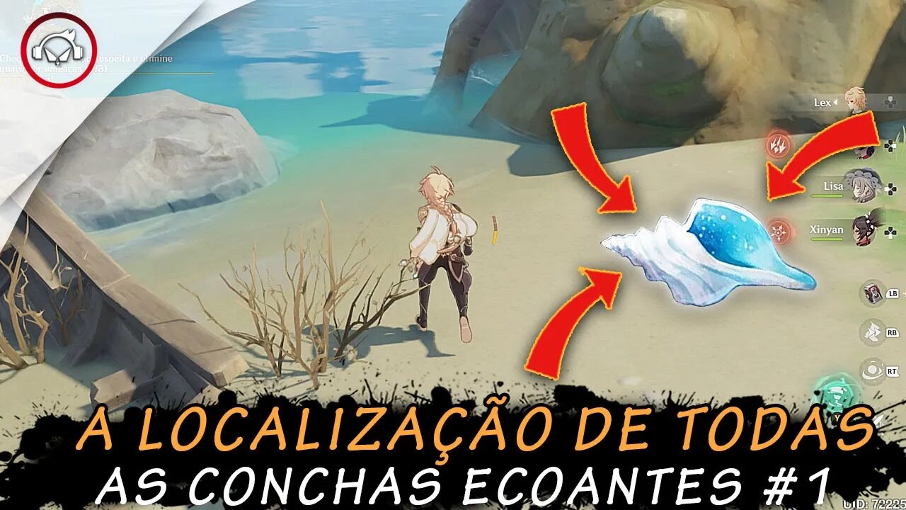 Genshin Impact, Localização de todas as conchas ecoantes #1 | Super Dica PT-BR