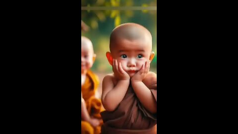 🌿😘💐little_monk_so_cute_💐💐🌵monk💕_little🌵♥️♥️#viral_#status_#little_monk