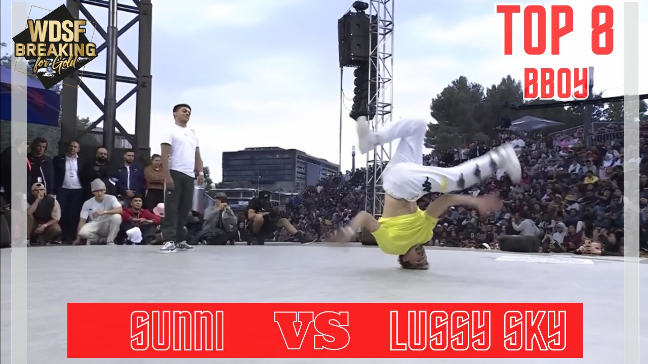 BBOY SUNNI VS BBOY LUSSY SKY | TOP 8 | 1 VS 1 | WDSF MONTPELLIER FRANCE 2023