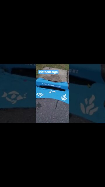 Indicar de forma clara para onde vai tudo o que cai no bueiro… #istoedesign