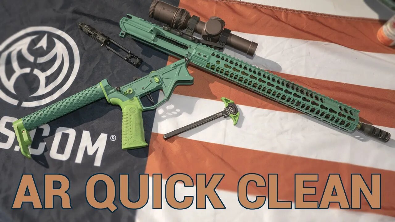 How to Quick Clean Your AR Rifle