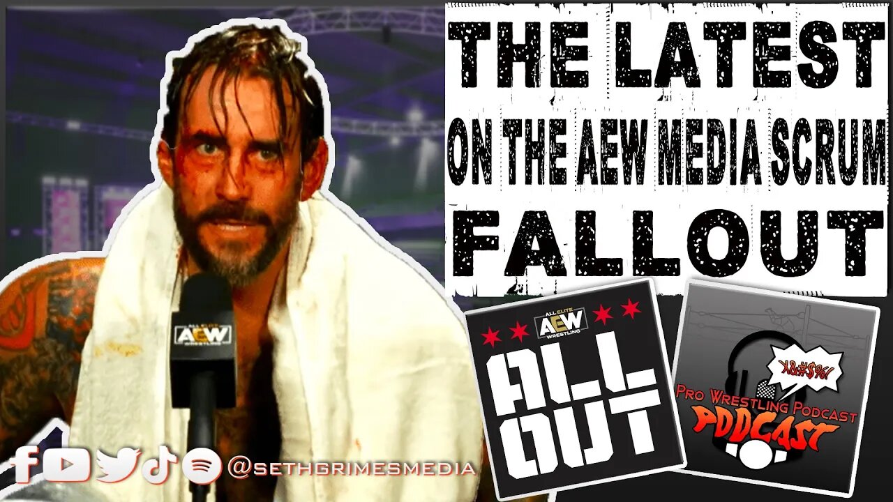 The Latest CM Punk AEW Media Scrum and Backstage FIGHT | Clip from Pro Wrestling Podcast Podcast