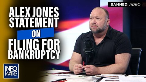 EXCLUSIVE: Alex Jones' Statement on Bankruptcy Filing