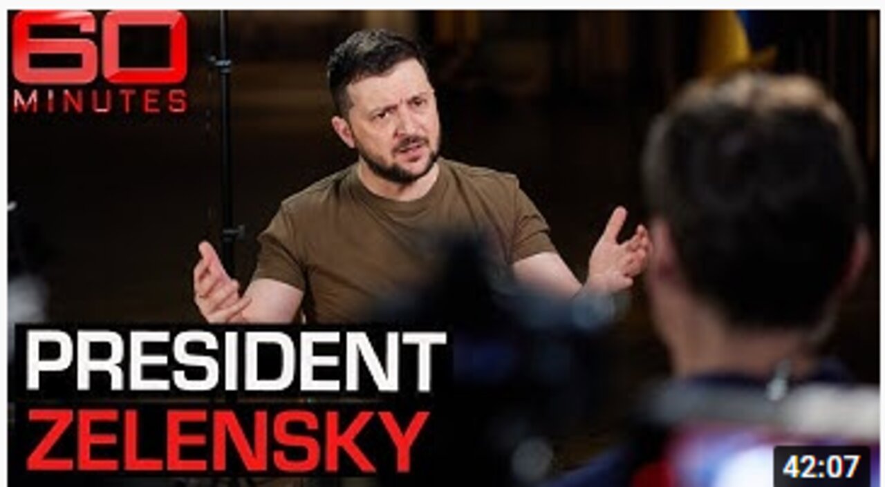 President Volodymyr Zelenksy's full interview in Ukrainian | 60 Minutes Australia