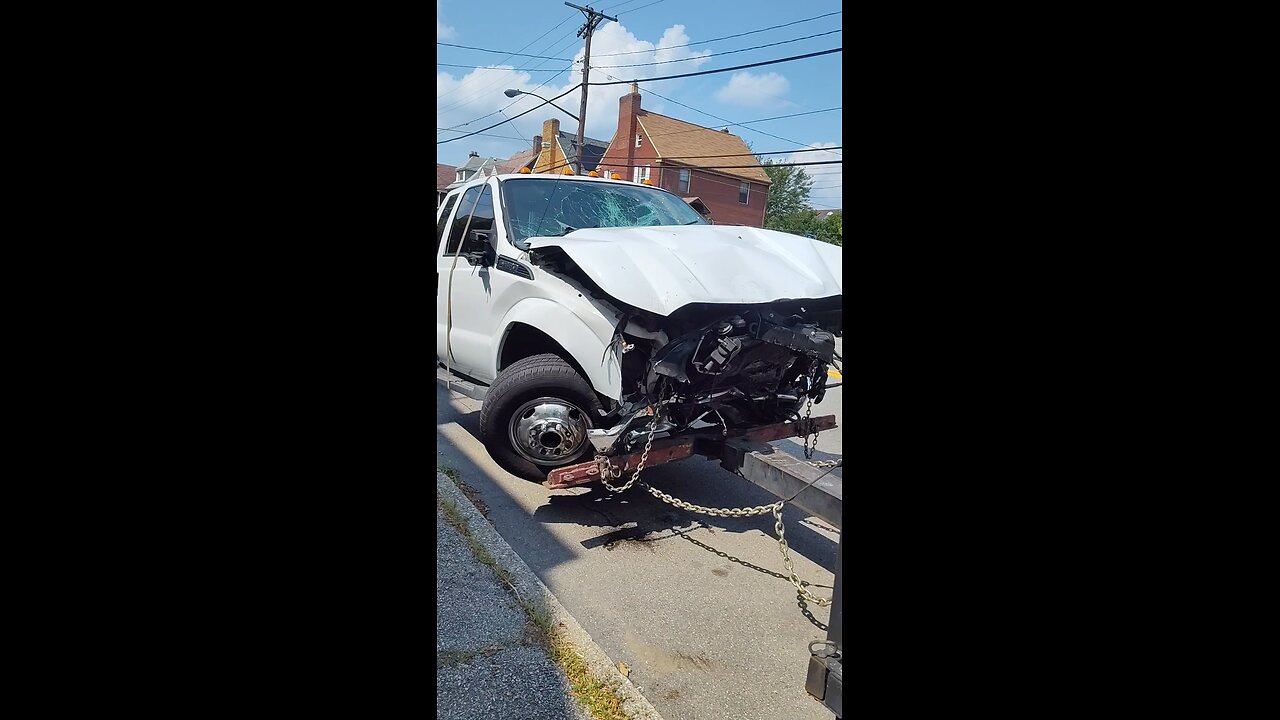 Ford f350 wreck