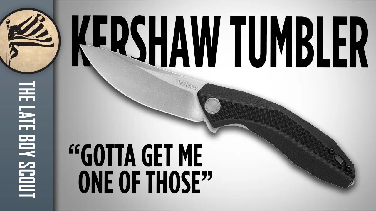 Kershaw Tumbler Knife Review: "I Gotta Get me One of Those"