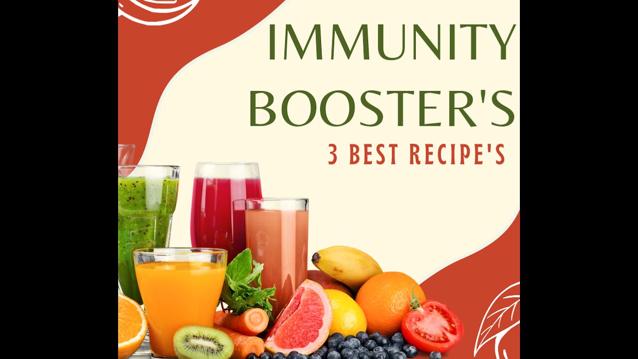 3 IMMUNITY BOOSTER JUICE'S || AMAZING TASTE || EASY HOMEMADE.