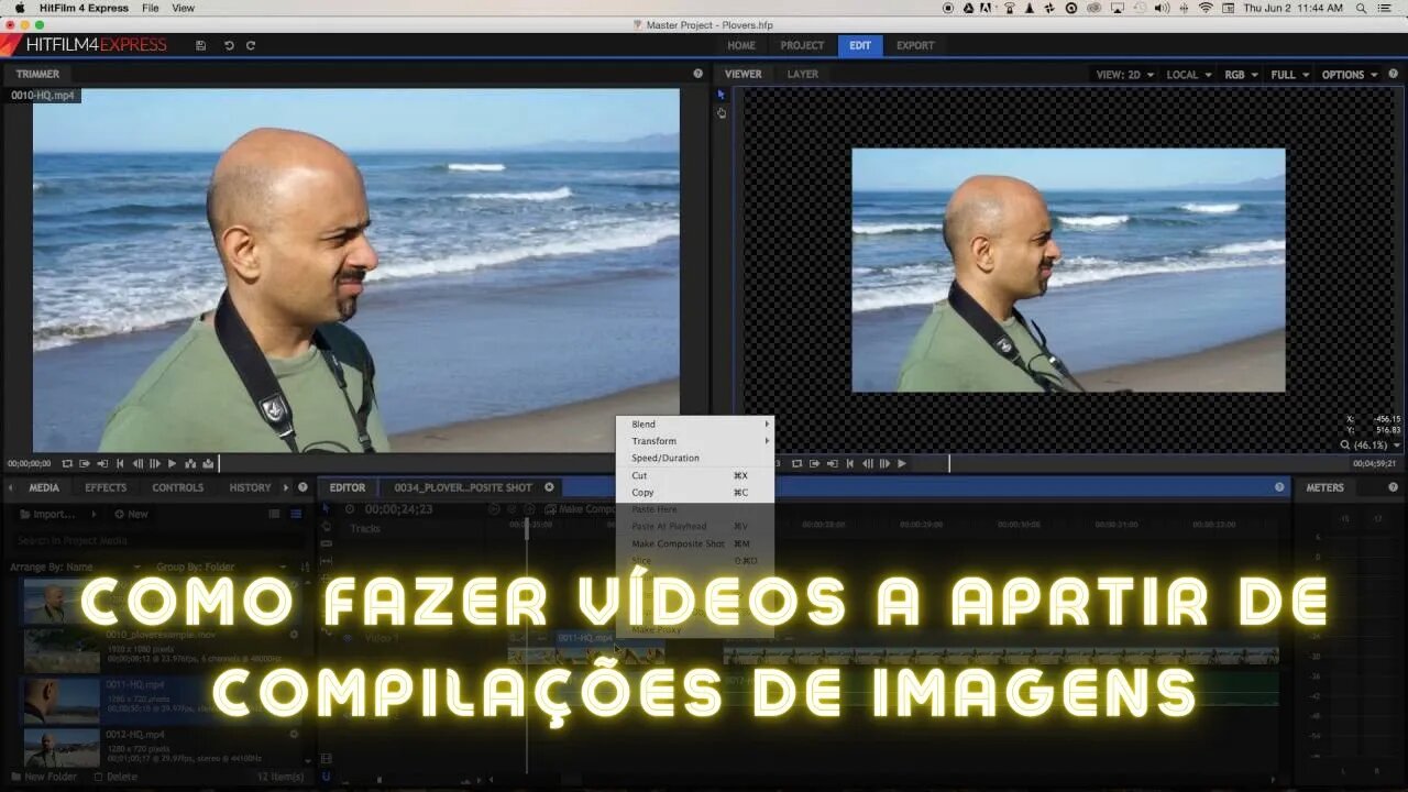 COMO CRIAR VÍDEOS USANDO IMAGENS - HITFILM