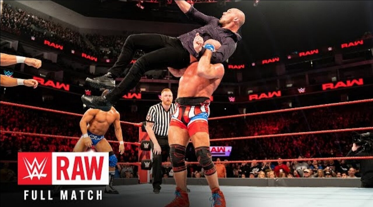 FULL MATCH Kurt Angle, Bobby Roode, Chad Gable & Apollo Crews vs. Baron Corbin: Raw,