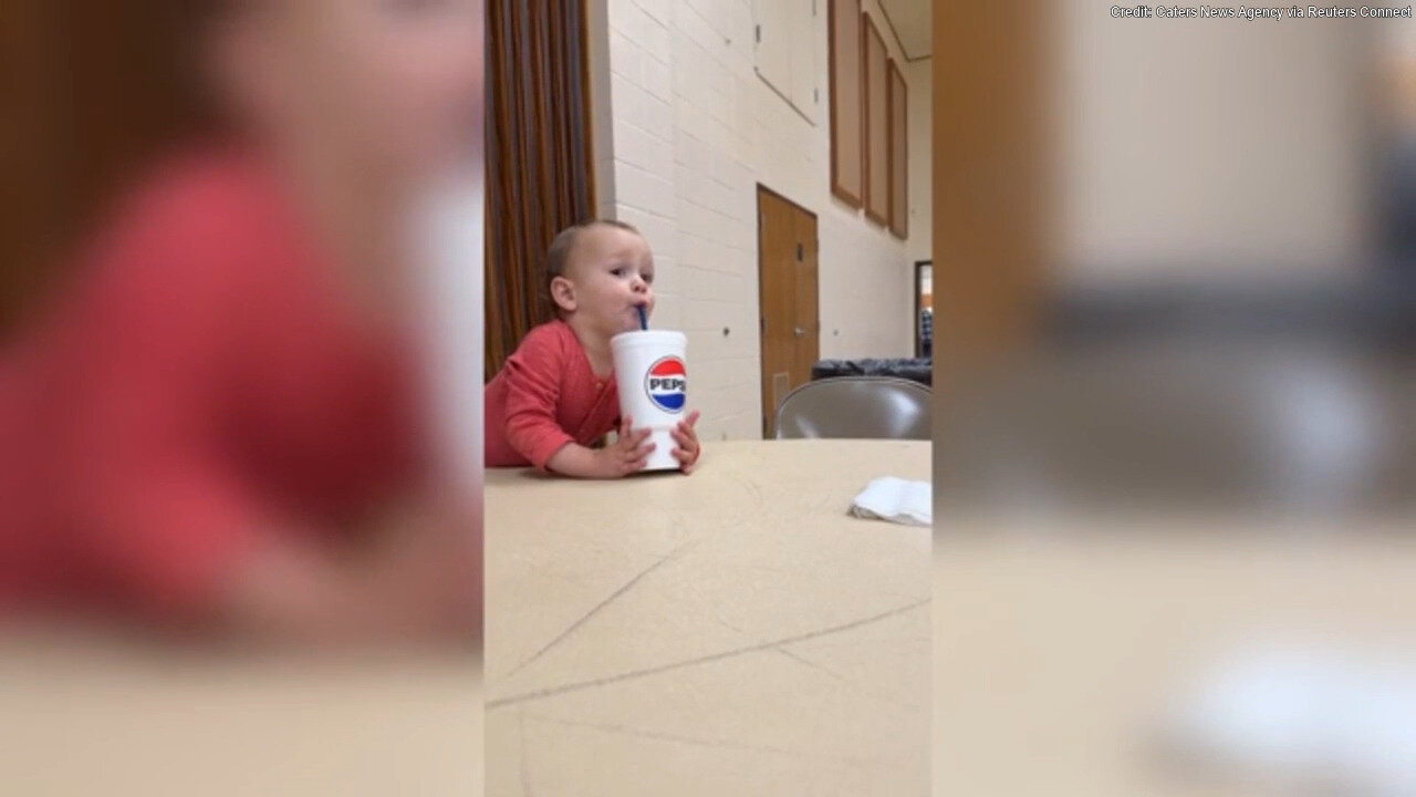 Man's Soda Is Stolen By Young Toddler