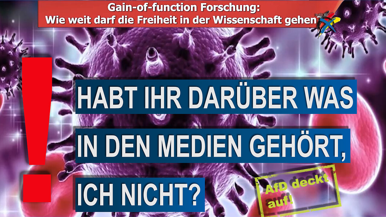 AfD deckt auf HABT IHR DARÜBER WAS IN DEN MEDIEN GEHÖRT ICH NICHT?