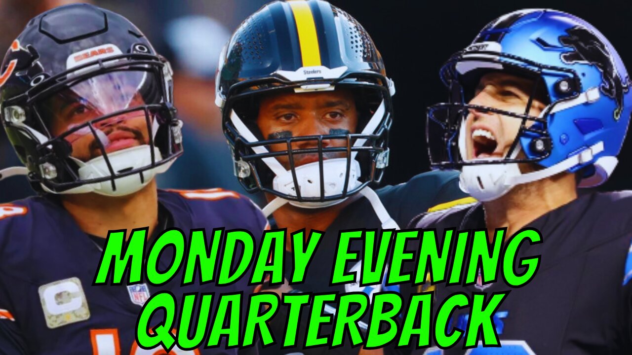 Monday Evening Quarterback Week 10 | Chiefs And Lions ESCAPE, Steelers Keep Winning, Bears DISASTER