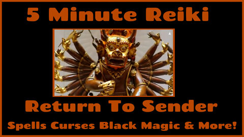 Reiki l Return To Sender Black Magic Curses Spells Witchcraft Dark Forces Evil Eye Voodoo