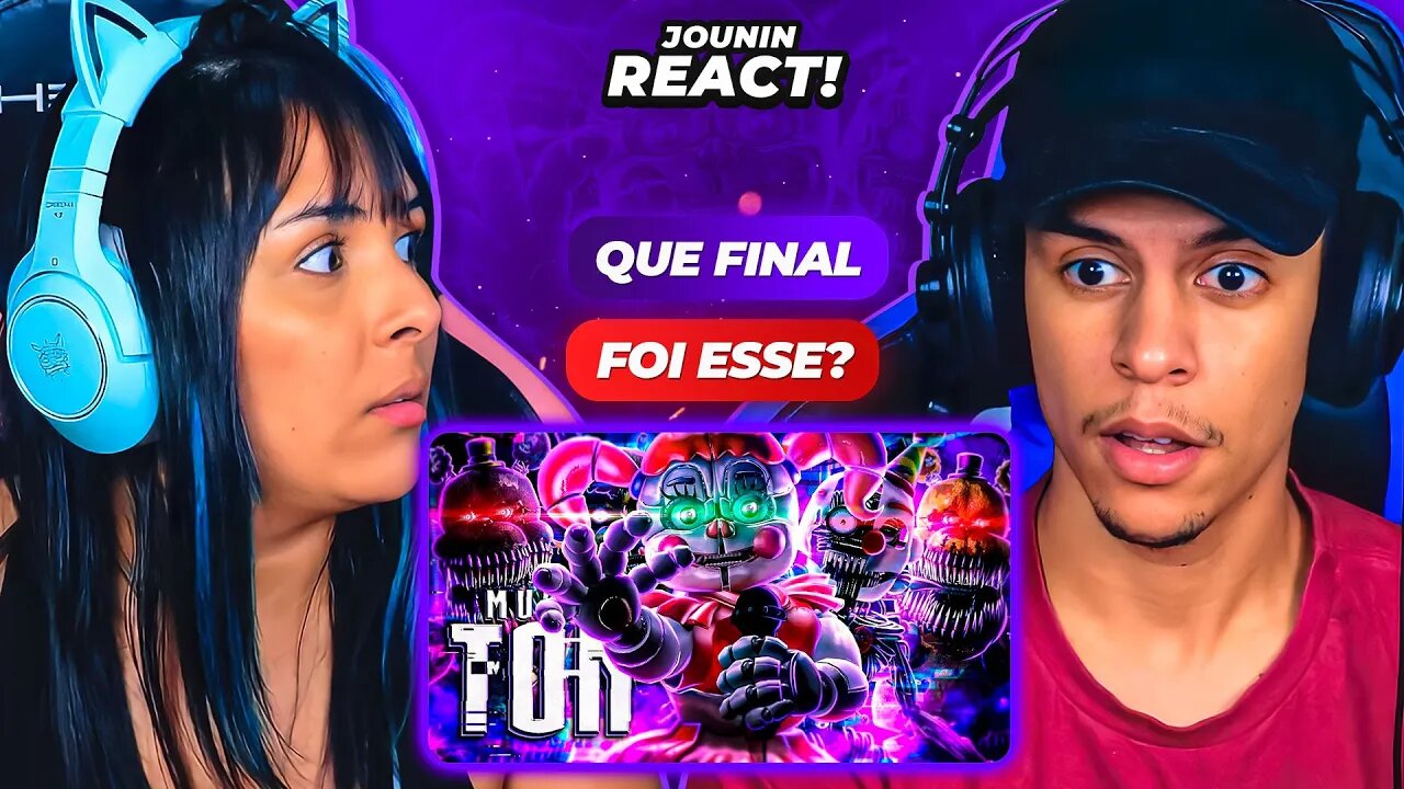 Rap do Five Nights at Freddy's (Parte 2) - ISSO ACABA AQUI | PAPYRUS DA BATATA | [React] 🔥