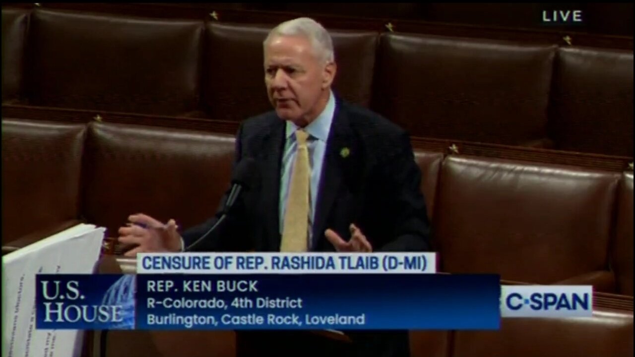 RINO Ken Buck DEFENDS Democrat Rep Rashida Tlaib