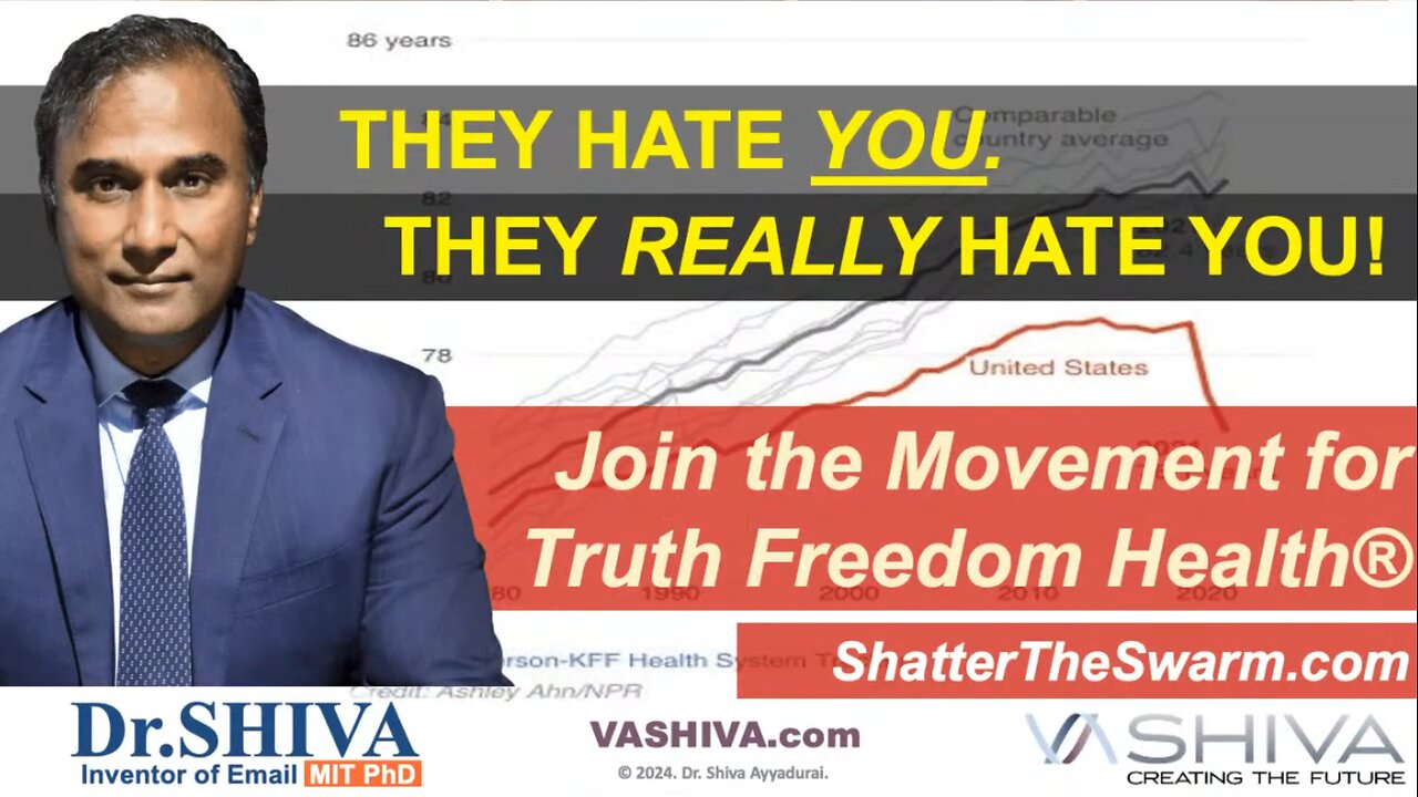 Dr.SHIVA™ LIVE: THEY Hate YOU. They REALLY HATE YOU. #ShatterTheSwarm