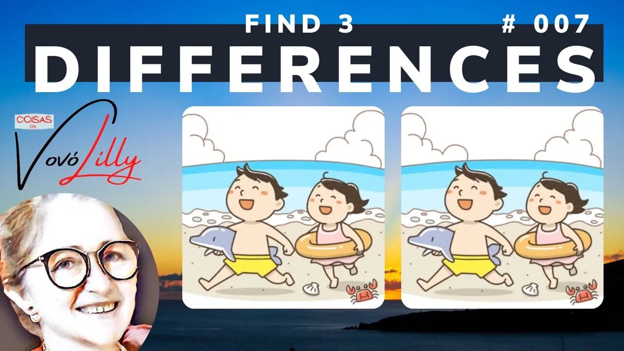 FIND THE THREE DIFFERENCES | # 007 | EXERCISE YOUR MEMORY
