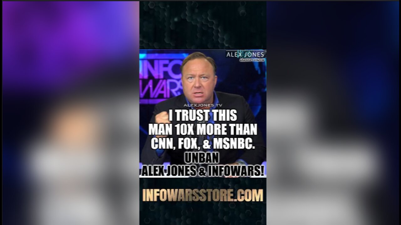 Don't Trust The Mockingbird Media - Alex Jones on X