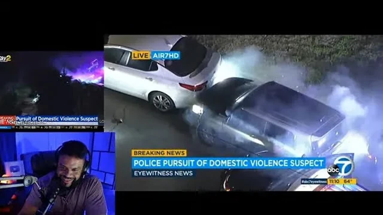Police Chase California R*** Suspect 👀 Wanted for DV, 2 Chases!!!!