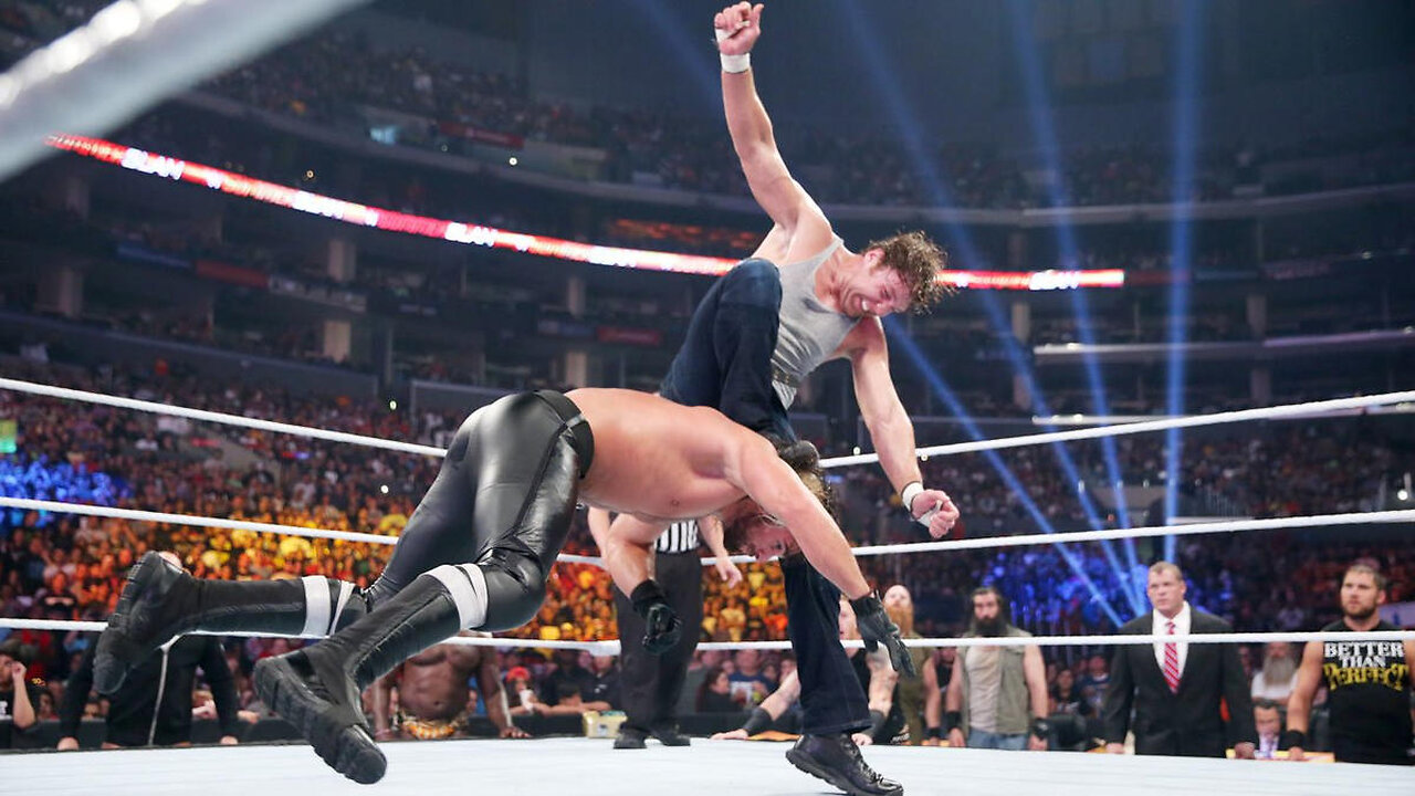 Dean Ambrose vs Seth Rollins SummerSlam 2014 Highlights