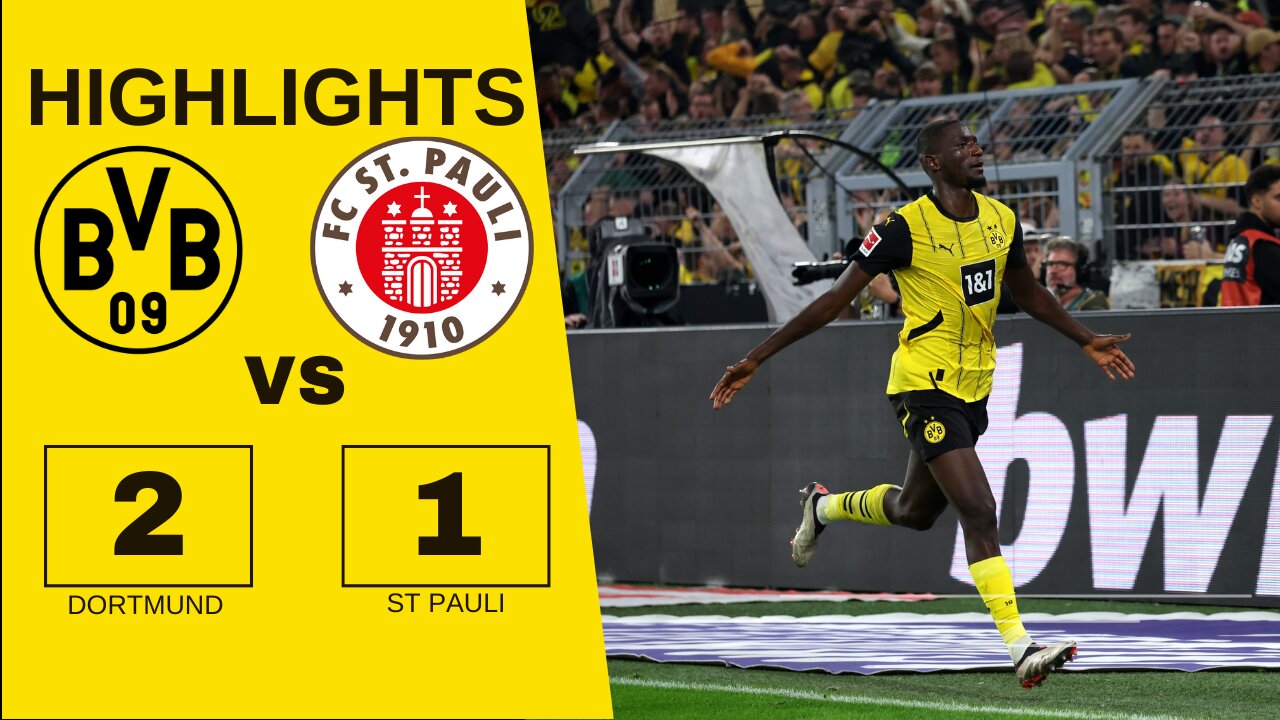 Dortmund 2-1 St. Pauli | Bundesliga Match Higlights | After Match analysis #dortmund #bvb