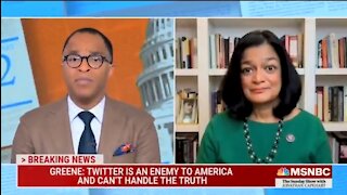 Dem Rep Jayapal: Twitter Has To Do 'Much Much More' To Ban Conservatives