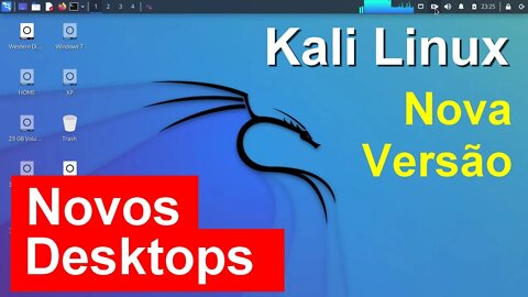 Kali Linux Debian Lançada Nova versão com Novos Desktops