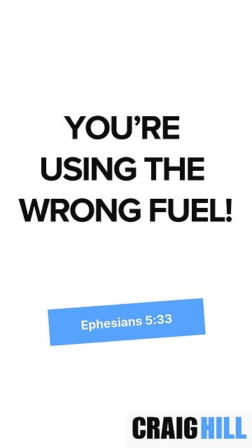 Are you using the wrong type of fuel in your marriage?