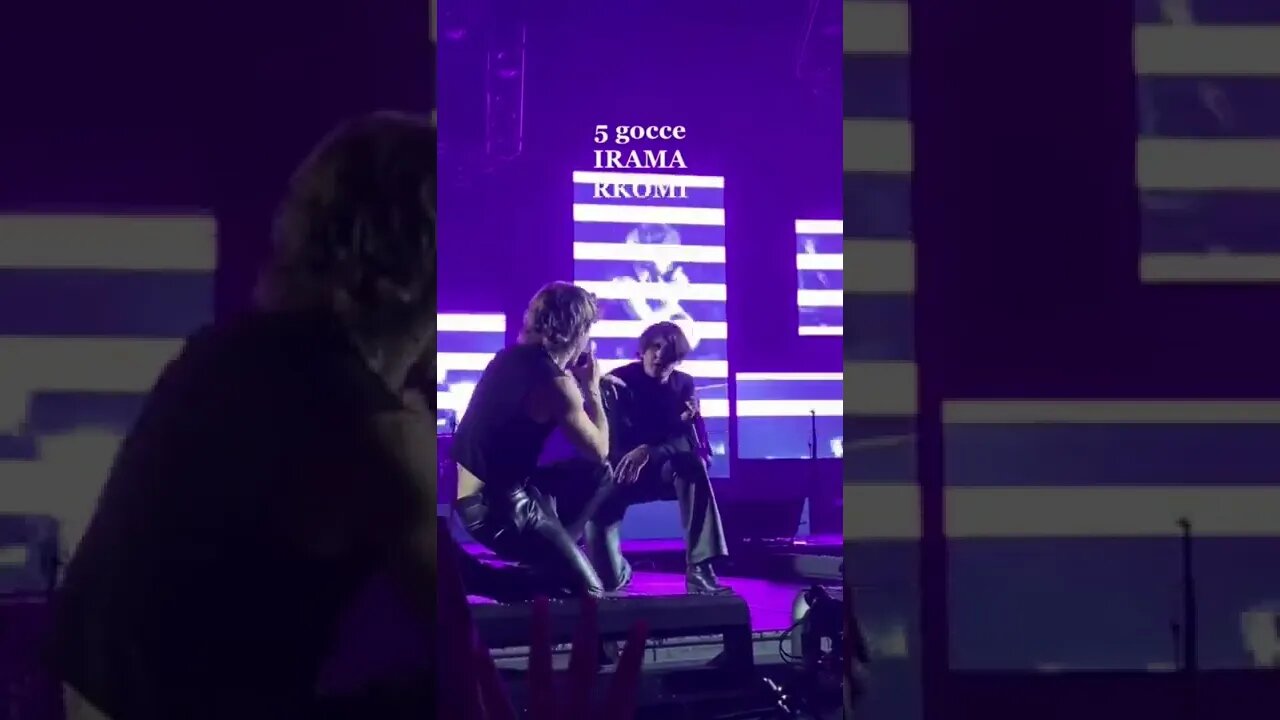 Irama e Rkomi in concerto insieme! Bellissimi 😍