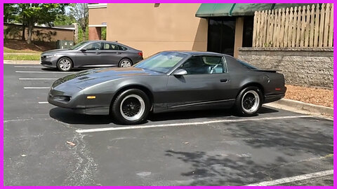 Driving around in my 1991 Trans Am Firebird