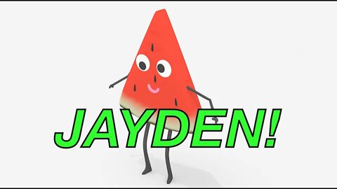 Happy Birthday JAYDEN! - WATERMELON Birthday Song