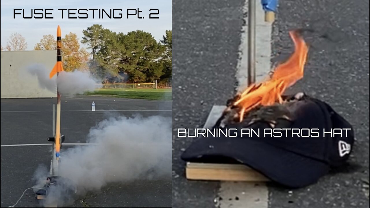 Fuse Testing Part 2 + Burning an Astros Hat Again