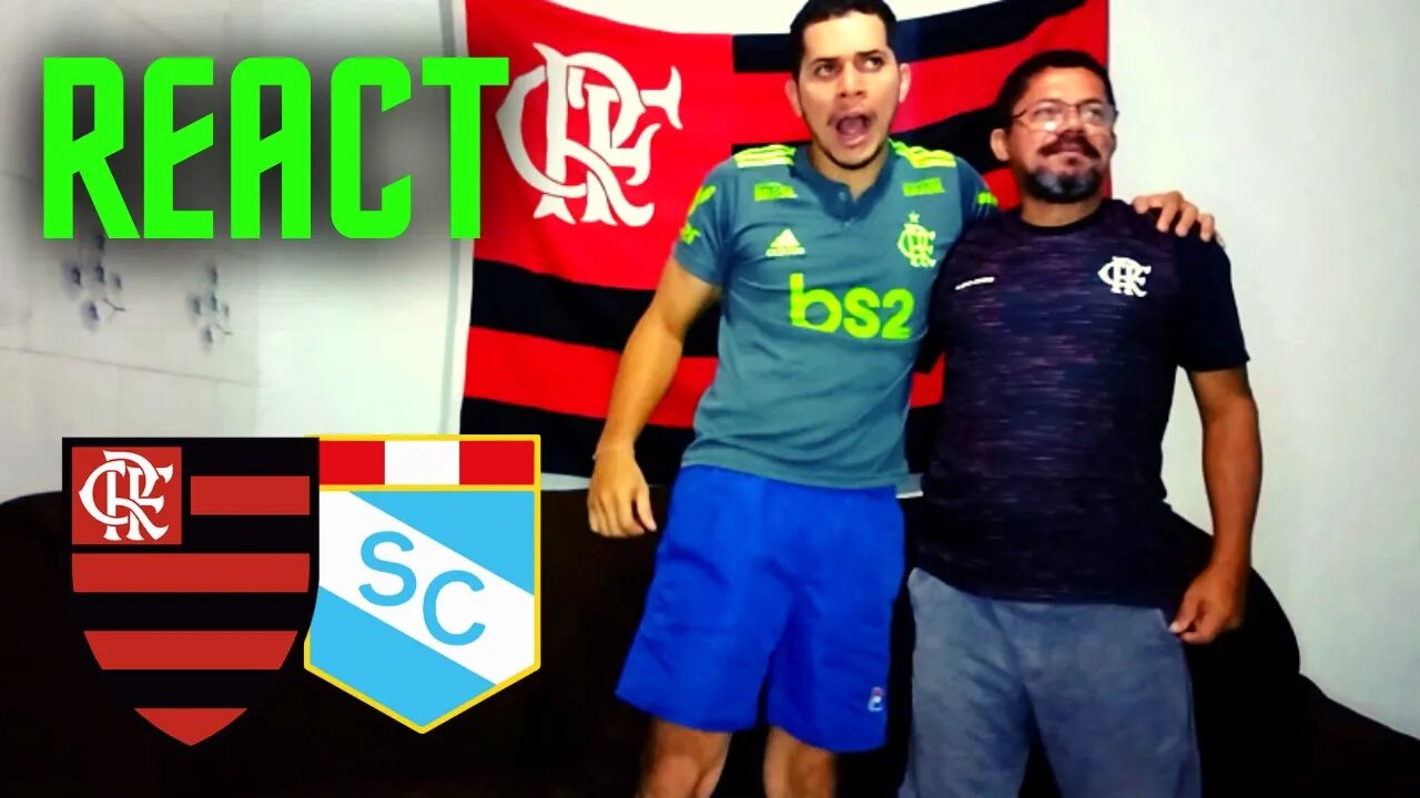 REACT FLAMENGO 2 X 0 SPORTING CRISTAL | COPA LIBERTADORES