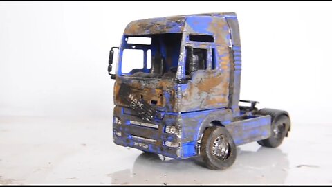 Restoration Abandoned Man TG510A Model Truck