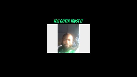 You Gotta Trust It #dayodman #motivation #eeyayyahh #motivationalspeaker #positivity