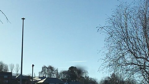 Planes with white trails part 2: 20/01/2023 Wales