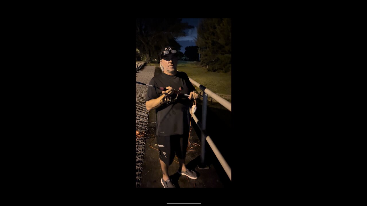 The old “LAST CAST” lol. Fishing Miami canals.