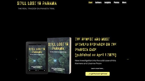 Still Lost in Panama with Authors Christian Hardinghaus and Annette Nenner.