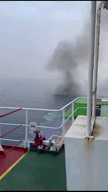 Cargo Ship BLOWS UP Pirates trying to Board the Ship..