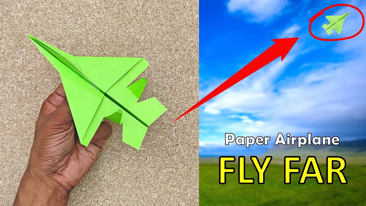 Paper Airplane Making Step by Step | Origami Airplane | Easy Paper Crafts Without Glue