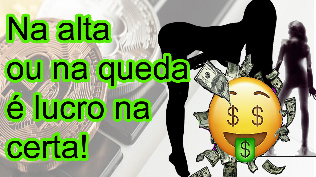 Larissa Bitcoin: Mesmo na queda, ela continua no lucro! Na alta então!