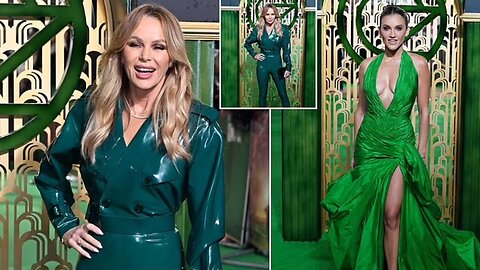 Amanda Holden Wows at Wicked Premiere