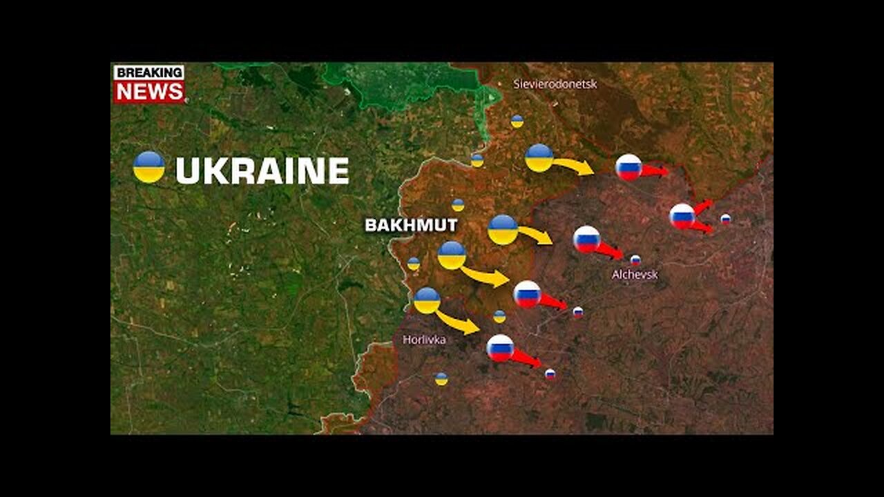 Shocking Development on Map of Ukraine! Russians Repelled from Bakhmut!