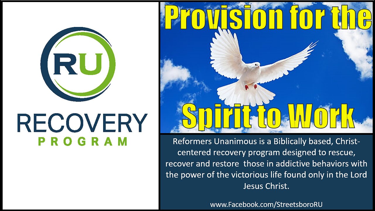 Provision for the Spirit to Work
