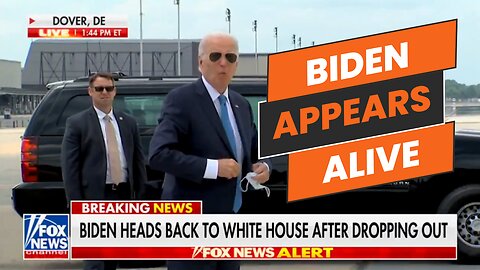 Biden Confused When Asked Why He Dropped Out Of The Election 07/23/2024