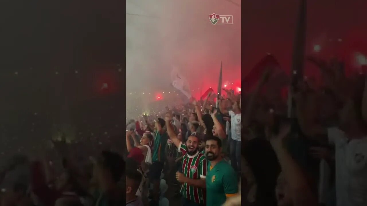 TRICOLOR NA SEMI E SCUDI NA TORCIDA: SONHO SEGUE VIVO! VÂMO, FLUZÃO! LOUCOS DA CABEÇA! #shorts