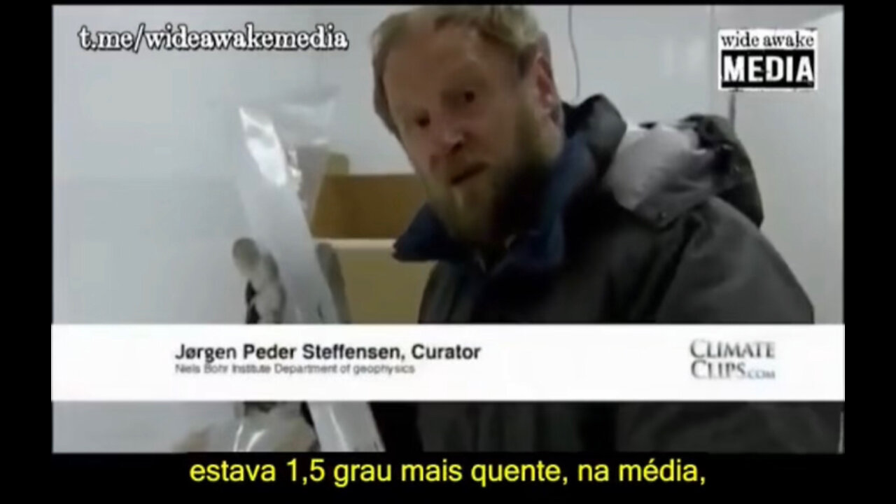 Dados de núcleos do gelo mostram temperaturas mais altas no passado