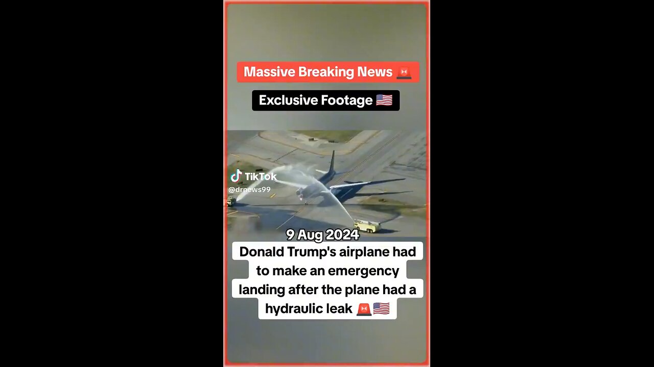 Trump plane emergency landing #trump2024campaign #thematrix #trumpshorts #shorts